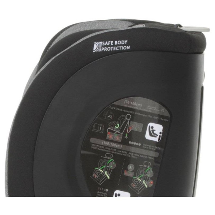 Avtosedež REKLINO i-SIze Silver 76-150 cm