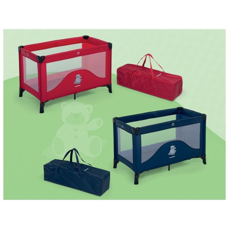 Prenosna Postelja Foppa Pedretti TEDDY TOUR blue