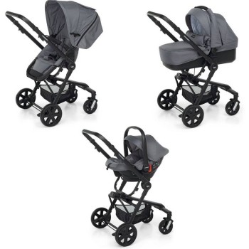 Otroški voziček 3v1 UP3 Travel System i-Size Titanio