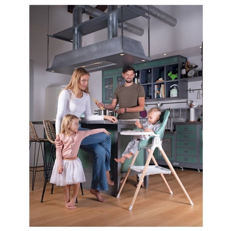 Stolček za hranjenje BONITO 2v1 Green