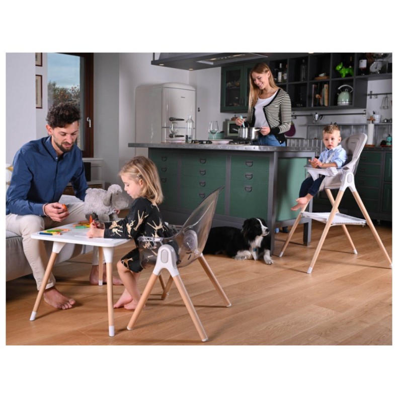 Stolček za hranjenje BONITO 2v1 Pink