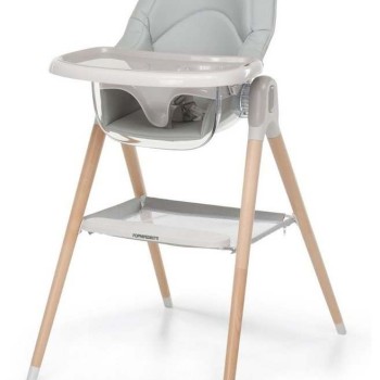 Stolček za hranjenje BONITO 2v1 Grey