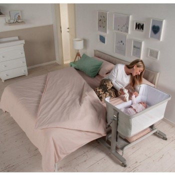 Otroška obposteljna posteljica DREAM&SWING Greige