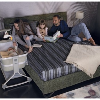 MYBEBE Beige - Otroška obposteljna posteljica