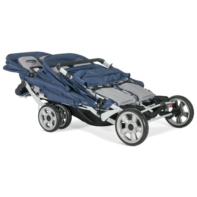 JAMBOREE z dežno plevleko - voziček za 6 otrok