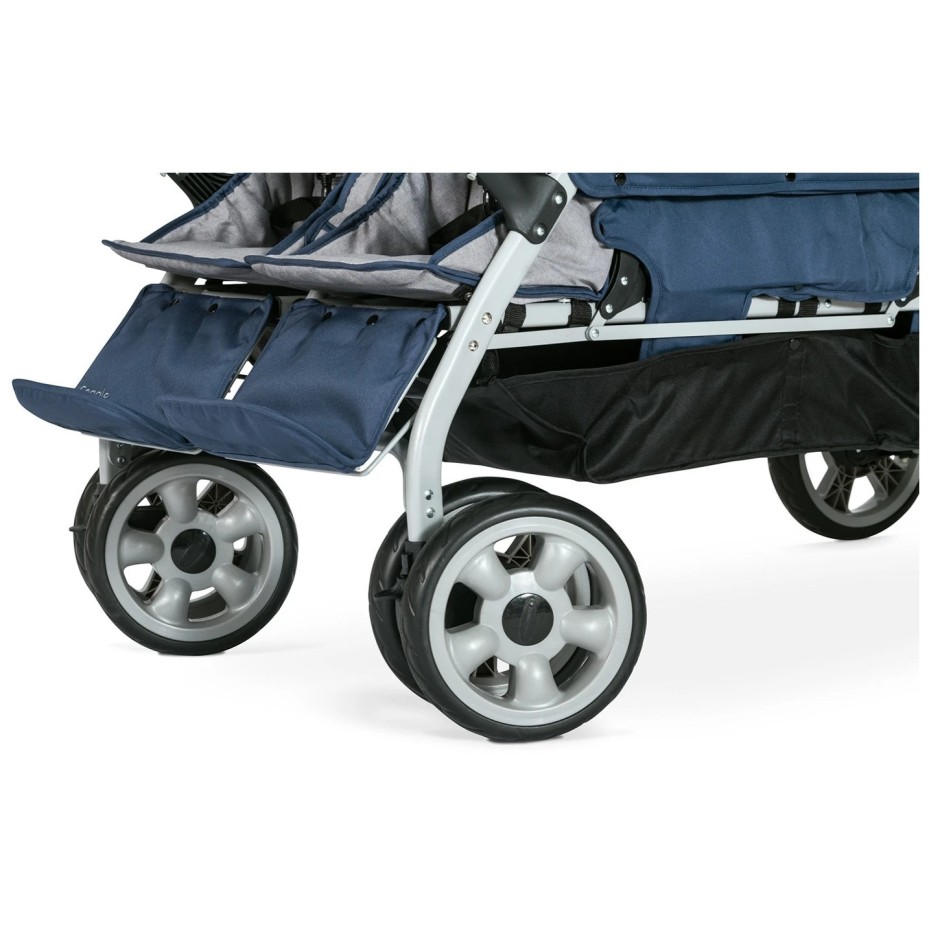 JAMBOREE z dežno plevleko - voziček za 6 otrok