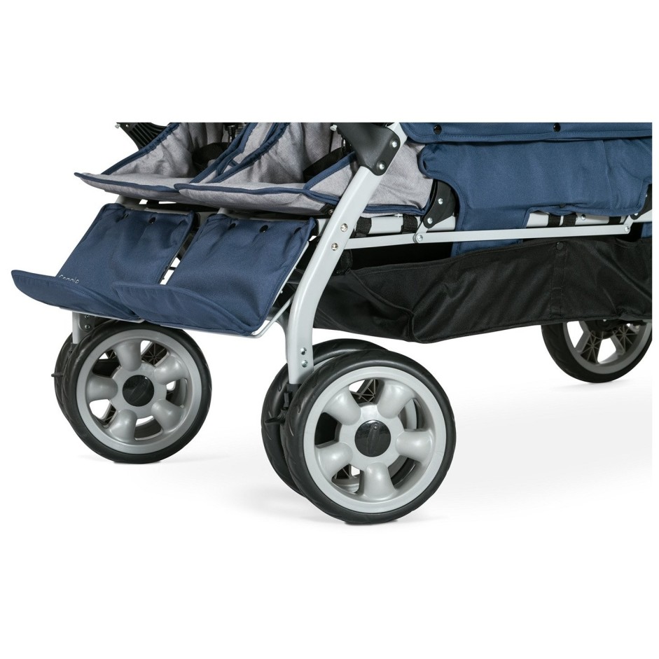 JAMBOREE z dežno plevleko - voziček za 6 otrok