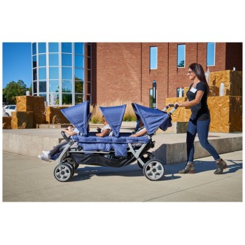 JAMBOREE z dežno plevleko - voziček za 6 otrok