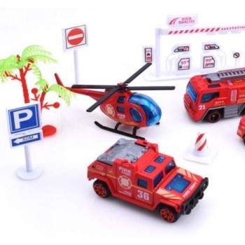 Kovček z gasilskimi vozili 6/1 - BF1524023