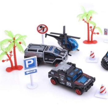 Kovček z policijskimi vozili 6/1 - BF1524024