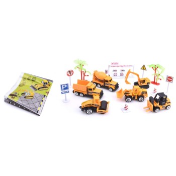 Kovček z gradbenimi vozili 6/1 - BF1524025