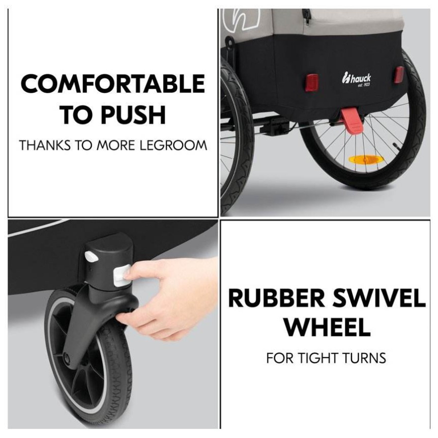 Prikolica za kolo DRYK DUO PLUS Black