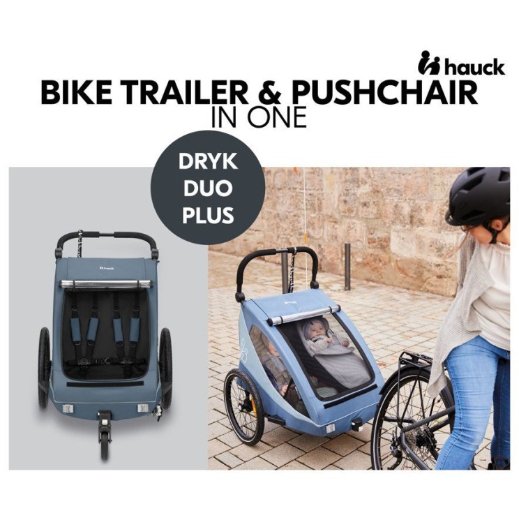 Prikolica za kolo DRYK DUO PLUS Dark Blue