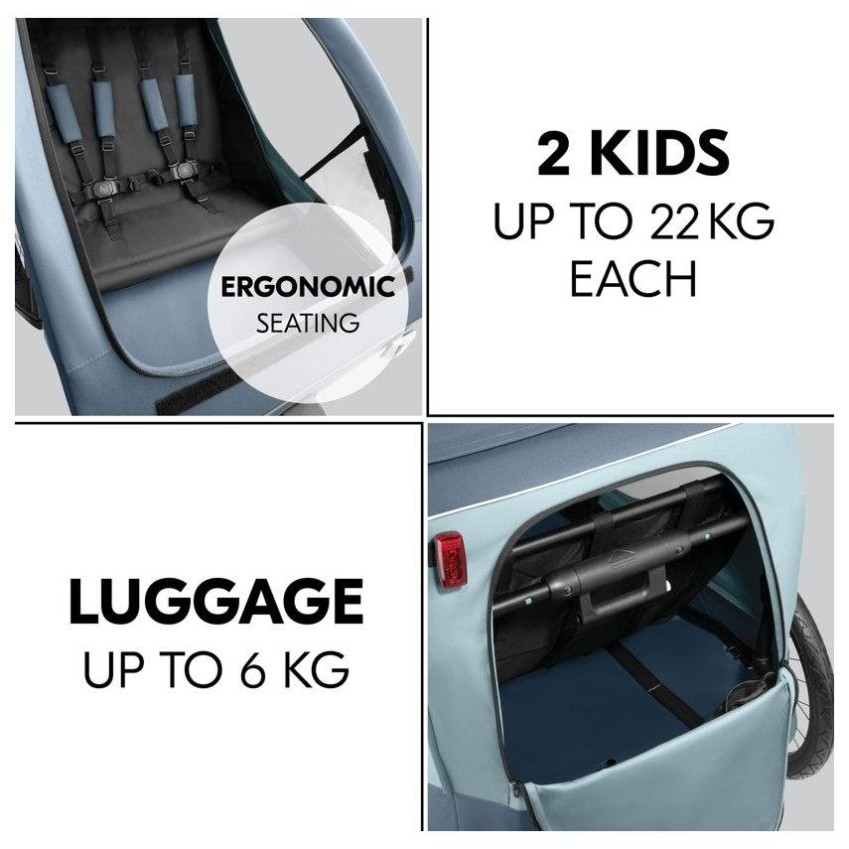 Prikolica za kolo DRYK DUO PLUS Dark Blue