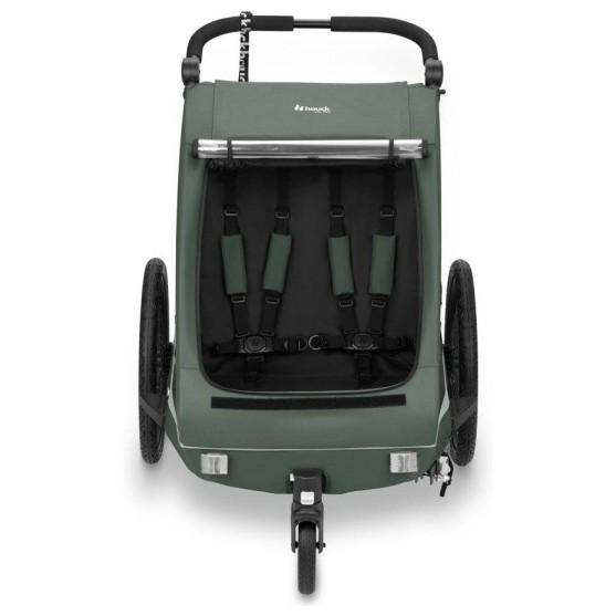 Prikolica za bicikl DRYK DUO PLUS Dark Green