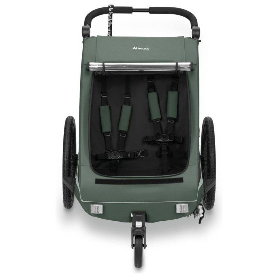 Prikolica za bicikl DRYK DUO PLUS Dark Green