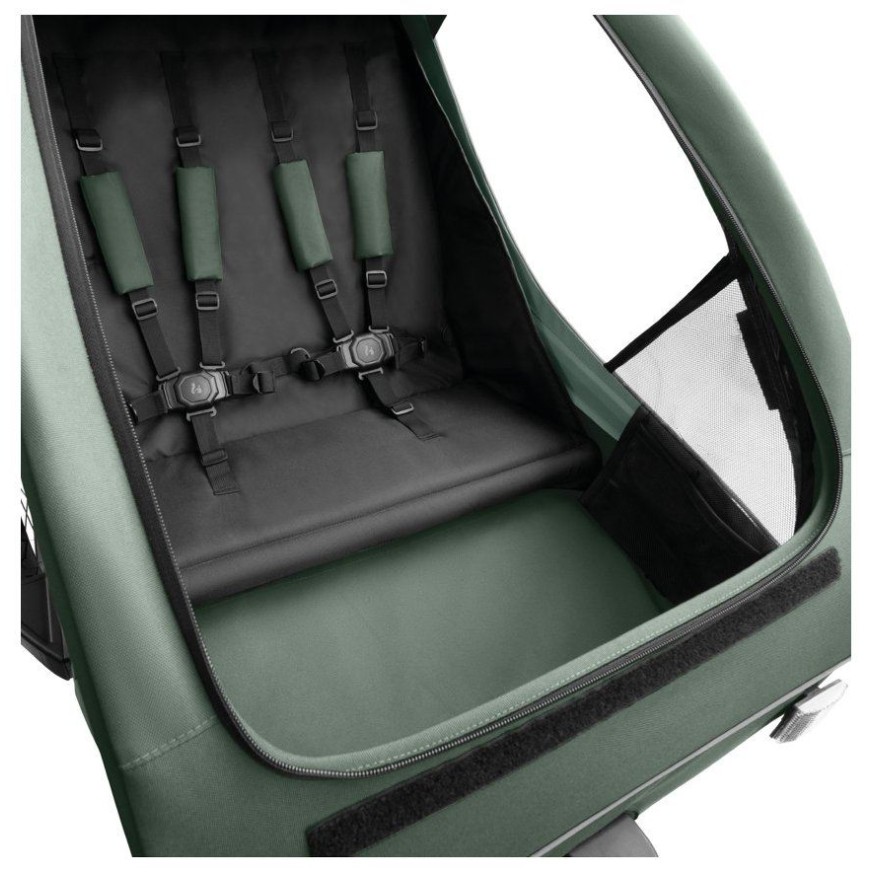 Prikolica za bicikl DRYK DUO PLUS Dark Green