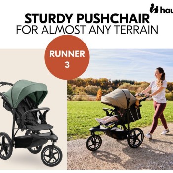 Športni voziček RUNNER 3 Jungle Green