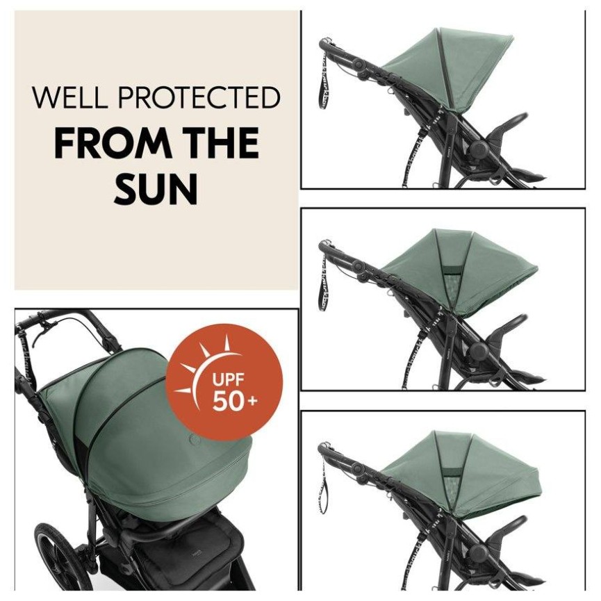 Športni voziček RUNNER 3 Jungle Green