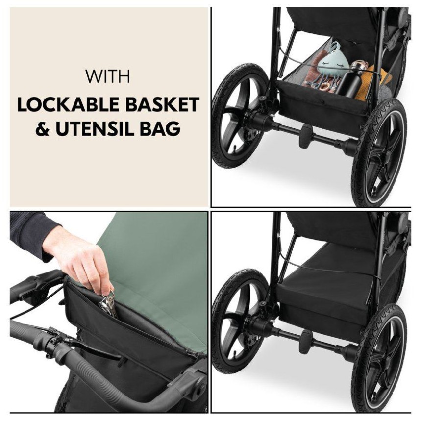 Športni voziček RUNNER 3 Jungle Green