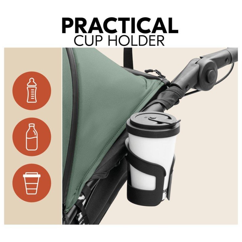 Športni voziček RUNNER 3 Jungle Green