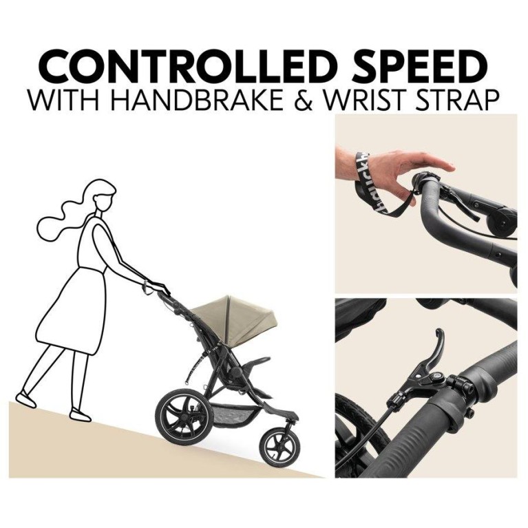 Športni voziček RUNNER 3 Olive