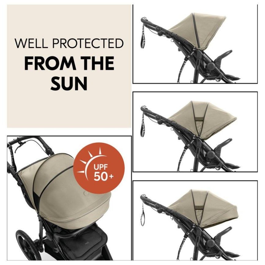 Športni voziček RUNNER 3 Olive