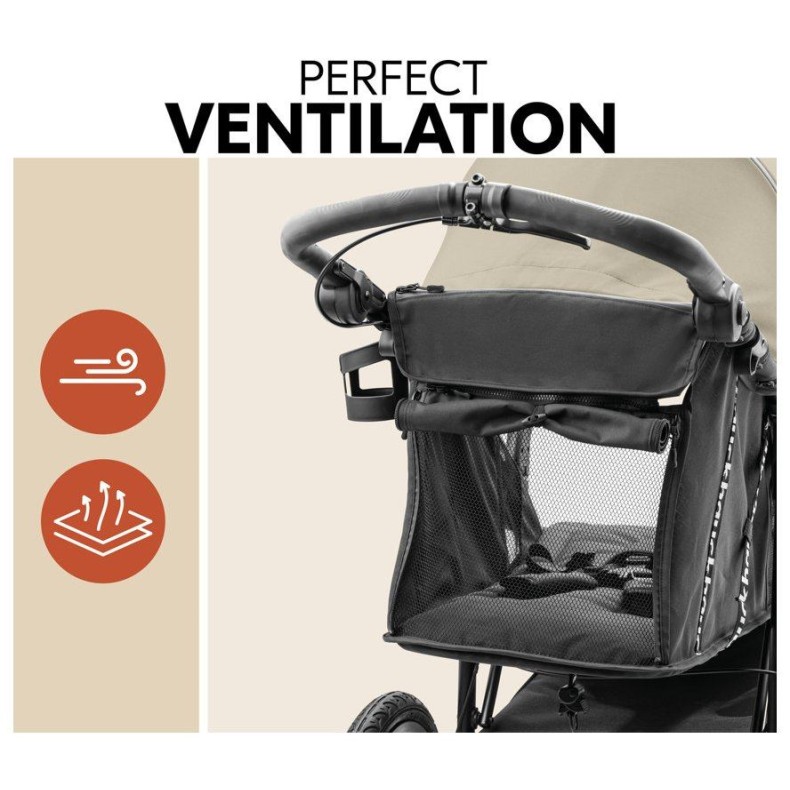 Športni voziček RUNNER 3 Olive