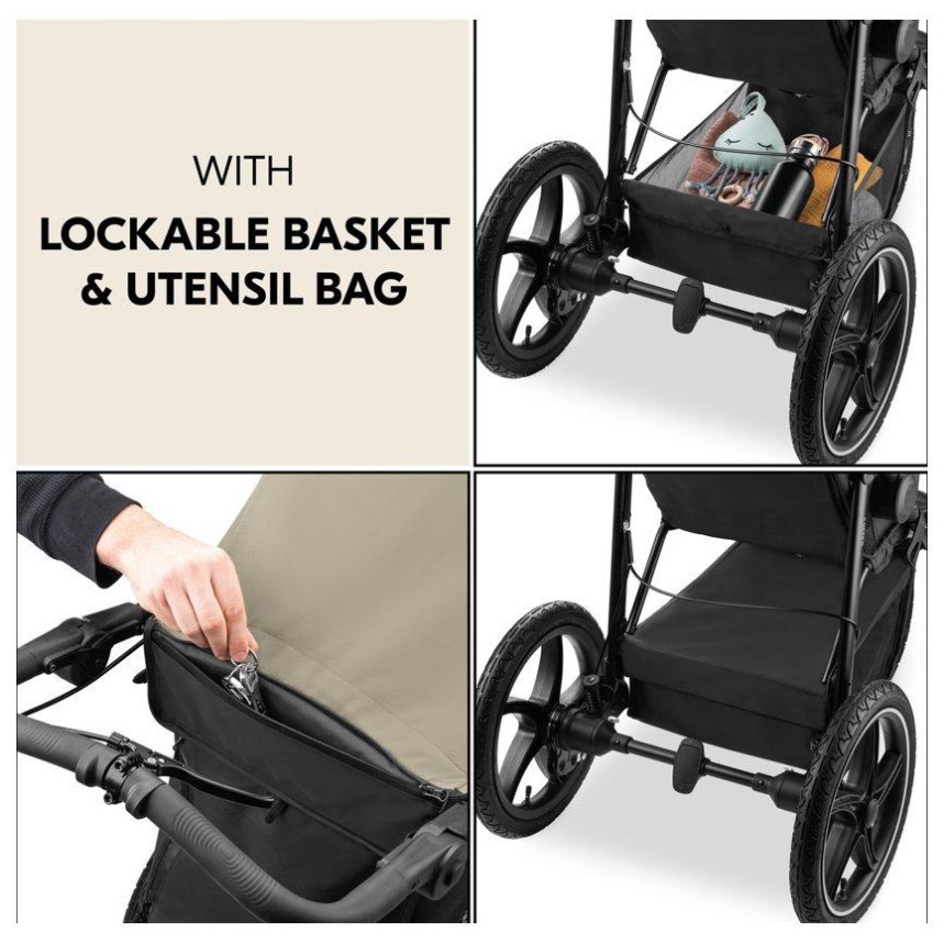 Športni voziček RUNNER 3 Olive