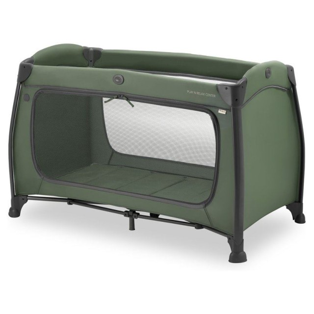 Prenosna postelja PLAY N RELAX CENTER Dark Green