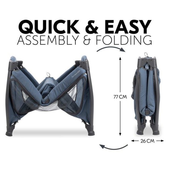 Prijenosni krevetič PLAY N RELAX CENTER Blue