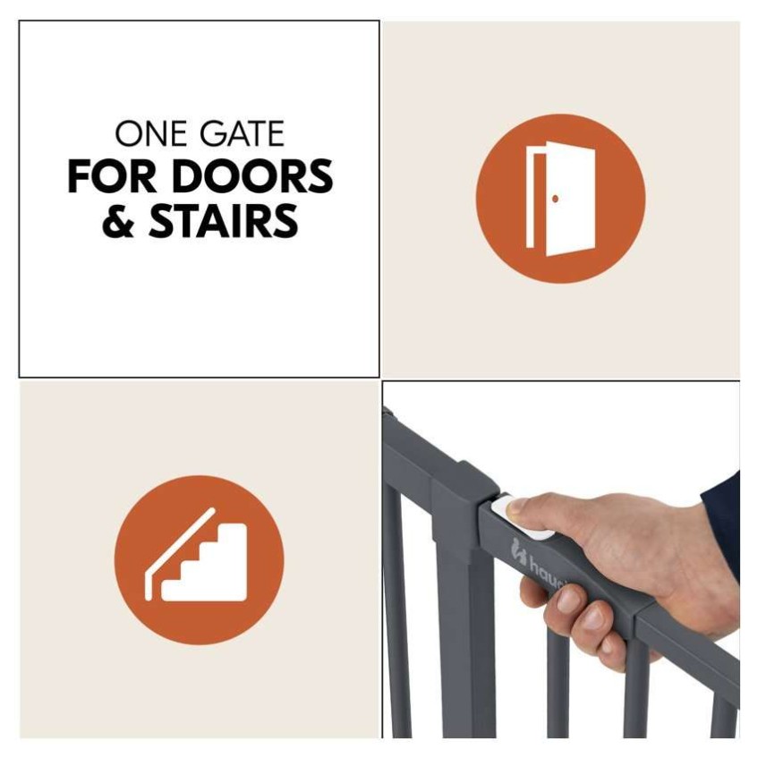 Varovalna ograja CLEAR STEP 2 Dark Grey