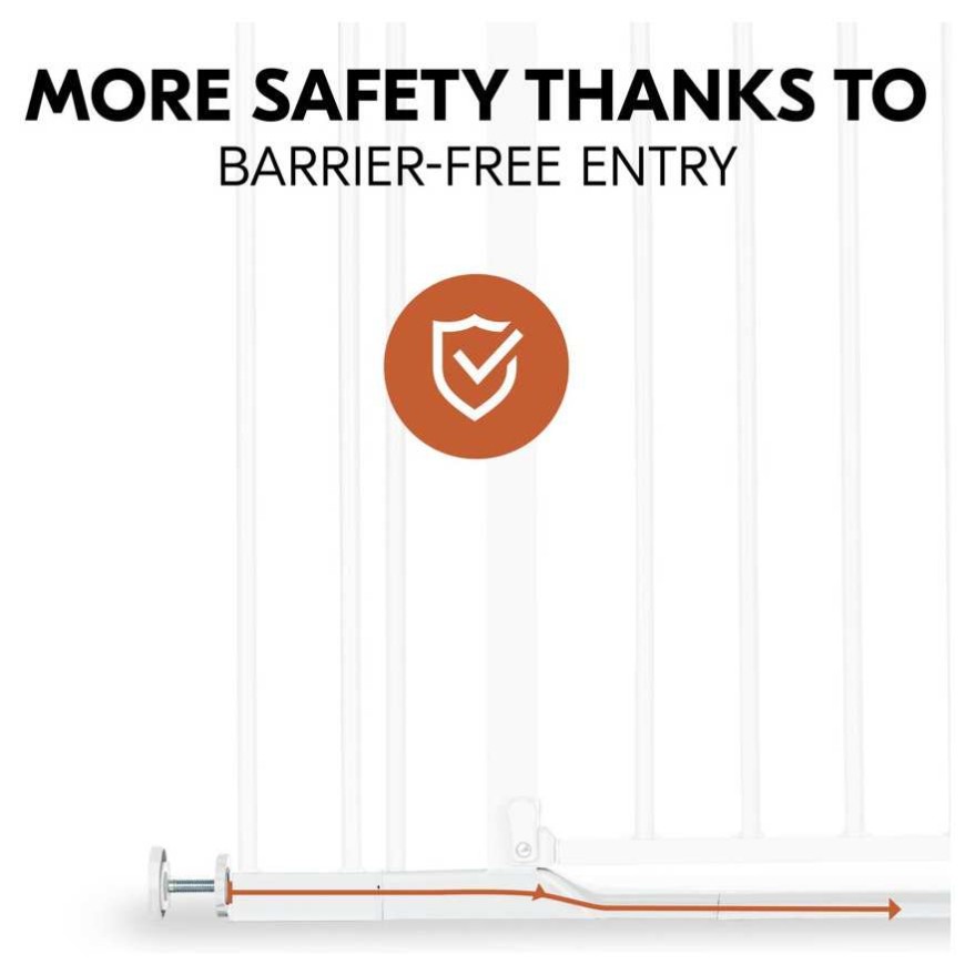 Varovalna ograja CLEAR STEP 2 + 9cm