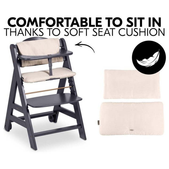 Lesen stol za hranjenje  BETA Plus Dark Grey