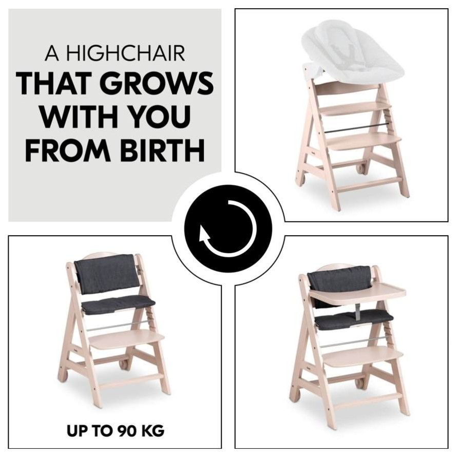 Lesen stol za hranjenje  BETA Plus Whitewashed