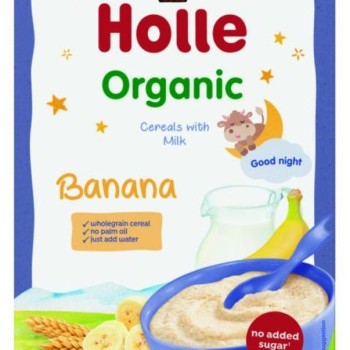 Holle bananina-mlečna kaša po 6. mesecu, 250g, BIO Holle bananina-mlečna kaša po 6. mesecu, 250g, BIO