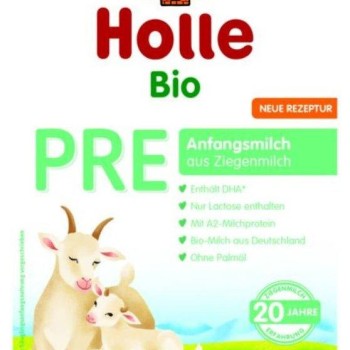 Holle Začetno mleko PRE za dojenčke na bazi kozjega mleka, 400g, BIO-DEMETER