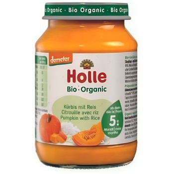 Holle buča z rižem s 5. mesecem, 190g, BIO DEMETER Holle buča z rižem s 5. mesecem, 190g, BIO DEMETER