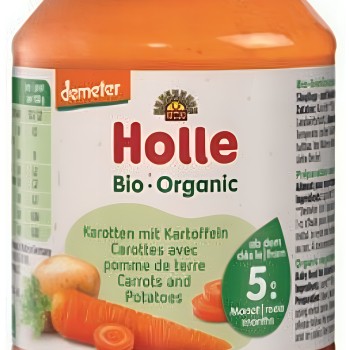 Holle Kašica od mrkve s krumpirom od 5. mjeseca, 190g, BIO DEMETER Holle Kašica od mrkve s krumpirom od 5. mjeseca, 190g, BIO DEMETER