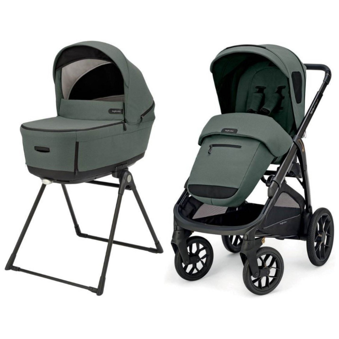 Otroški voziček 2v1 Duo APTICA XT Taiga Green