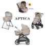 Otroški voziček 4v1 APTICA Quattro Darwin Recline Pashmina Beige