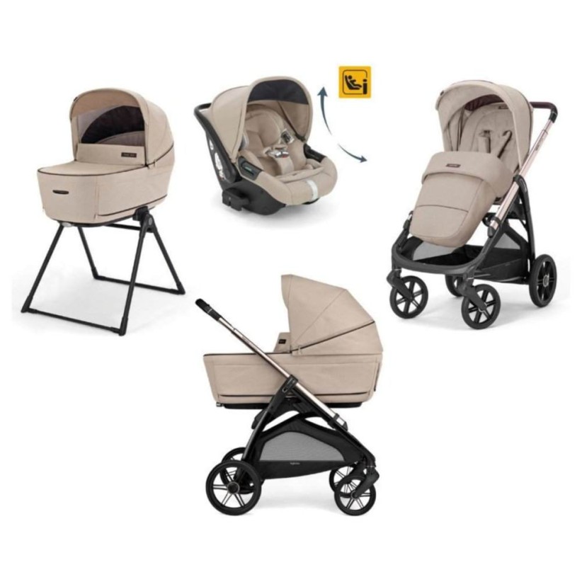 Otroški voziček 4v1 APTICA Quattro Darwin Recline Pashmina Beige