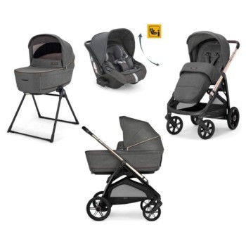 Otroški voziček 4v1 APTICA Quattro Darwin Recline Velvet Grey