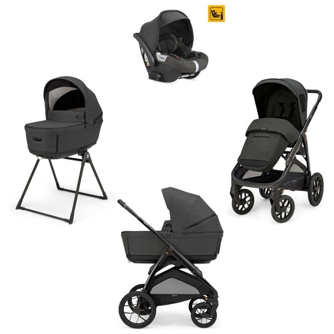 Otroški voziček 4v1 Quattro APTICA XT DARWIN Magnet Grey