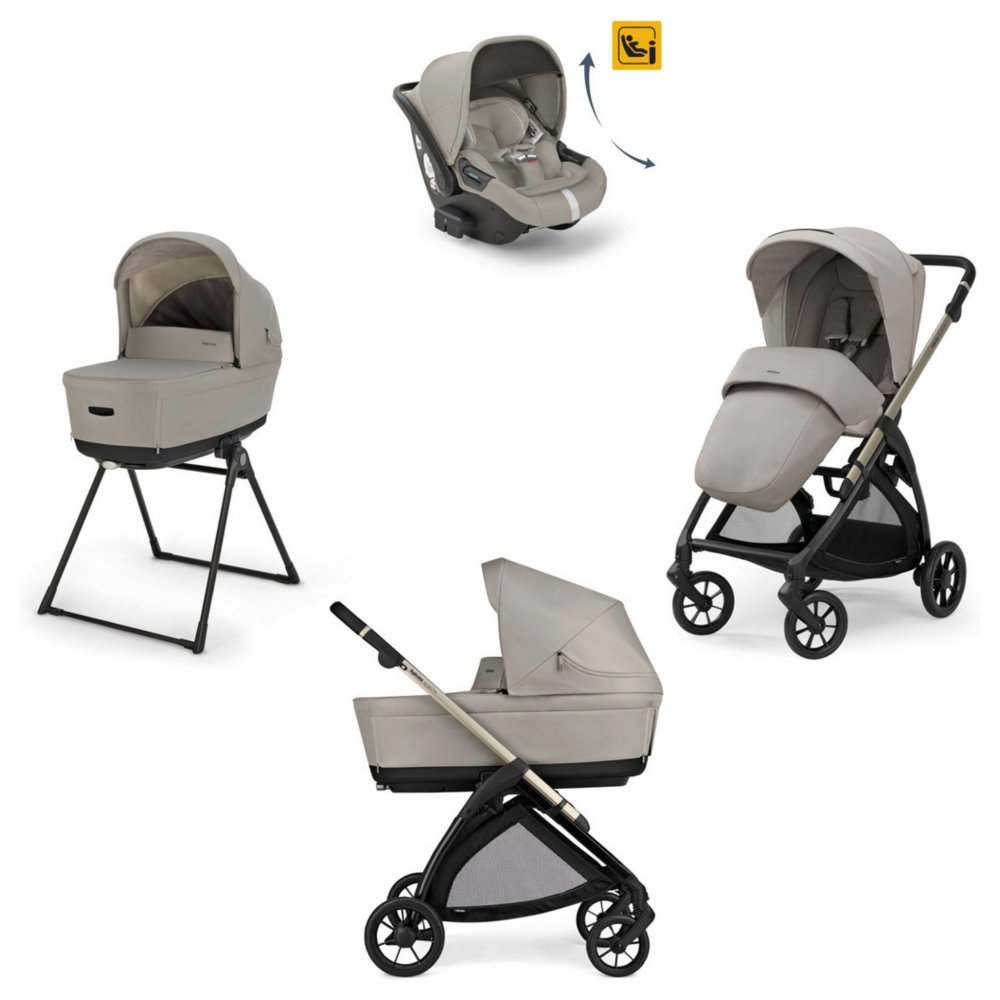 Otroški Voziček 4v1 ELECTA Darwin Recline Battery Beige
