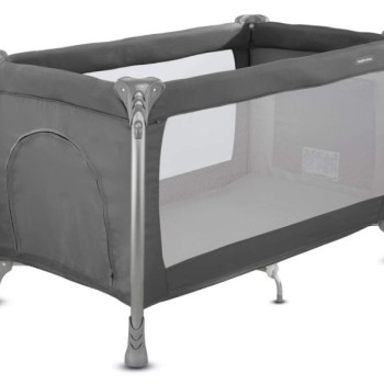 Zložljiva prenosna posteljica LODGE Grey