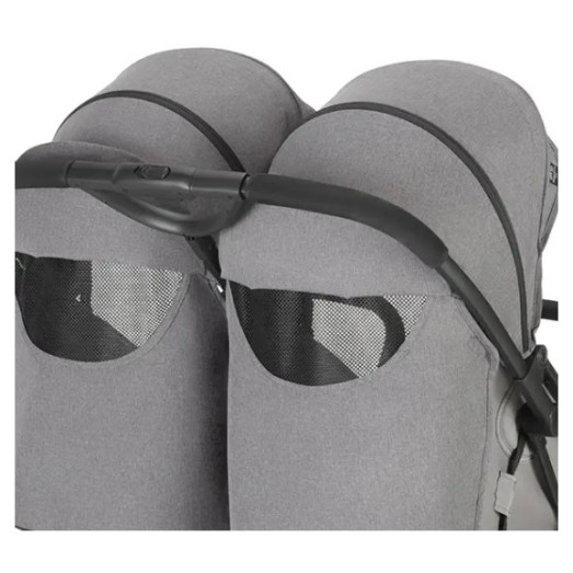 Otroški voziček za dvojčke Inglesina TWIN SKETCH Black Grey