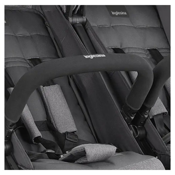 Otroški voziček za dvojčke Inglesina TWIN SKETCH Black Grey