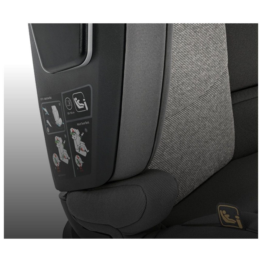 Avto sedež I-Size CARTESIO Vulcan Black 100-150 cm