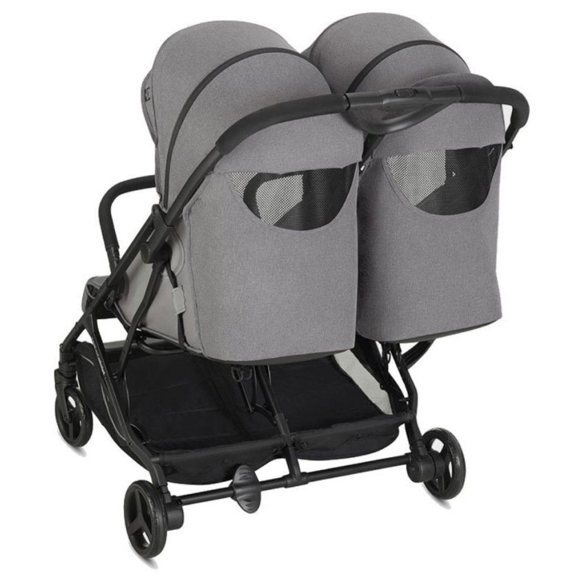 Otroški voziček za dvojčke Inglesina TWIN SKETCH Black Grey